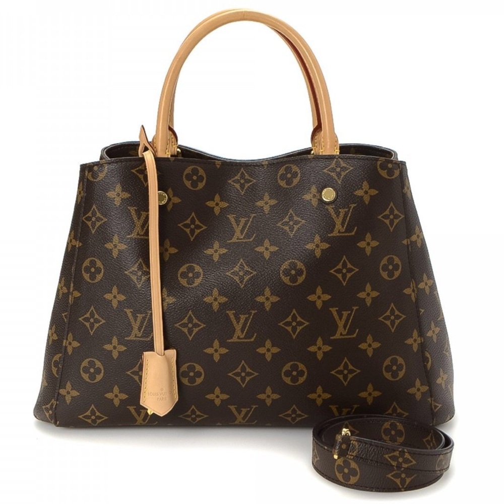 Auth Louis Vuitton Montaigne MM Bag Satchel - Picture 8 of 8